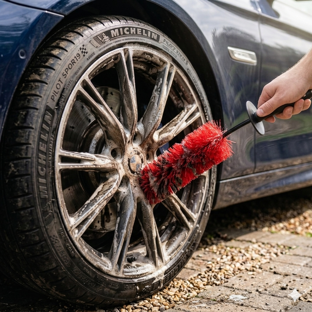 Brosse jantes longue CleanPro