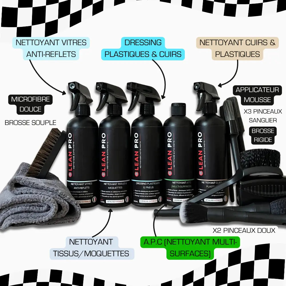 Kit Nettoyage Professionnel Intérieur CleanPro™ CleanPro™